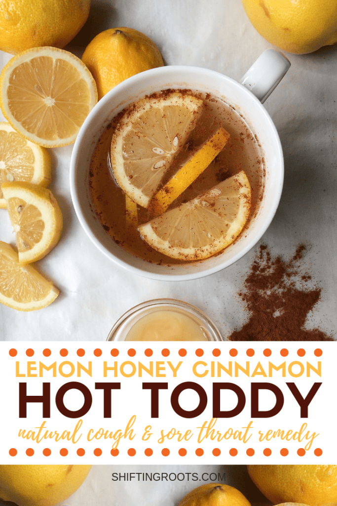 Want to get rid of a cold or sore throat fast? Try this lemon cinnamon honey hot toddy and naturally cure yourself--or at least get a little relief!