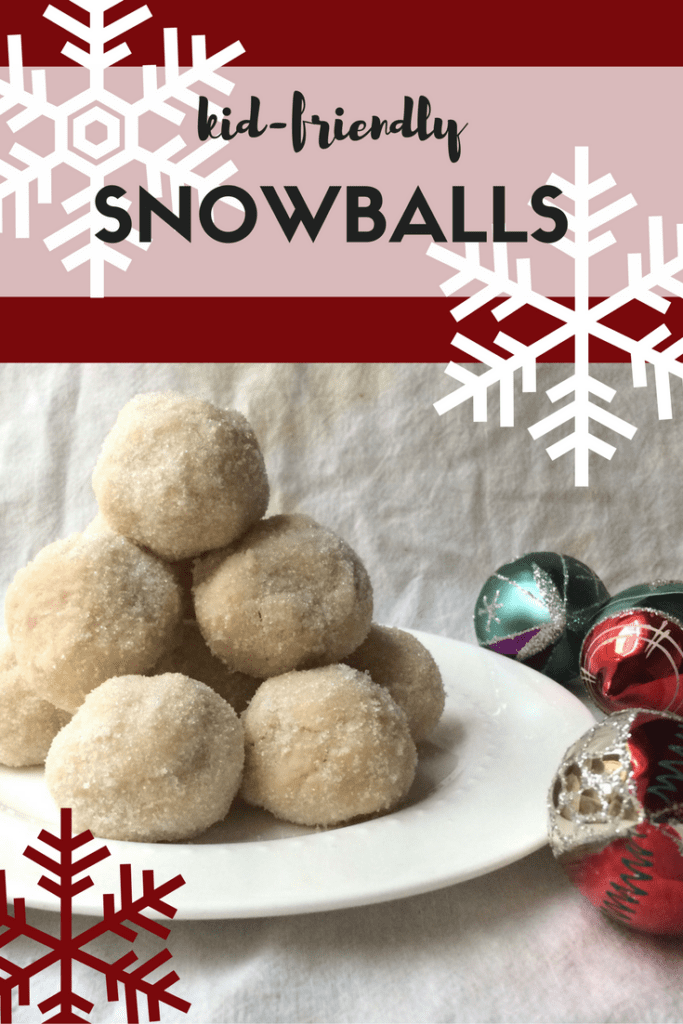 Snowballs are the perfect christmas cookie to make with your kids. A classic shortbread recipe rolled in sugar with a cherry centre? Count me in!