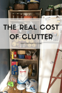 living in a cluttered home costs you more than you think.