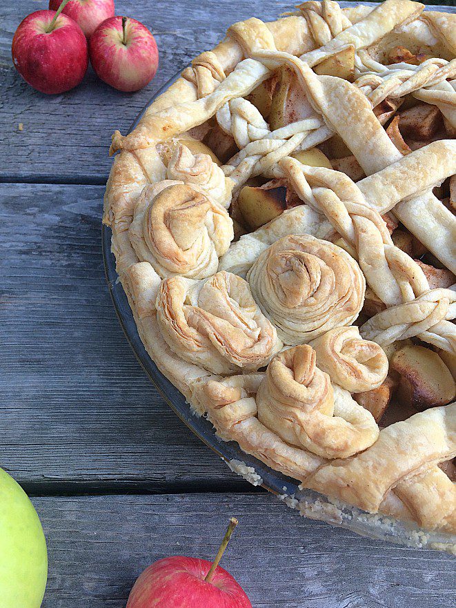 Channel your inner grandmother and learn how to organize your own apple pie making day. Easy apple pie recipes, tips, tricks, and advice. P.S. crab apples work just as well! #applepie #crabapples #piemaking