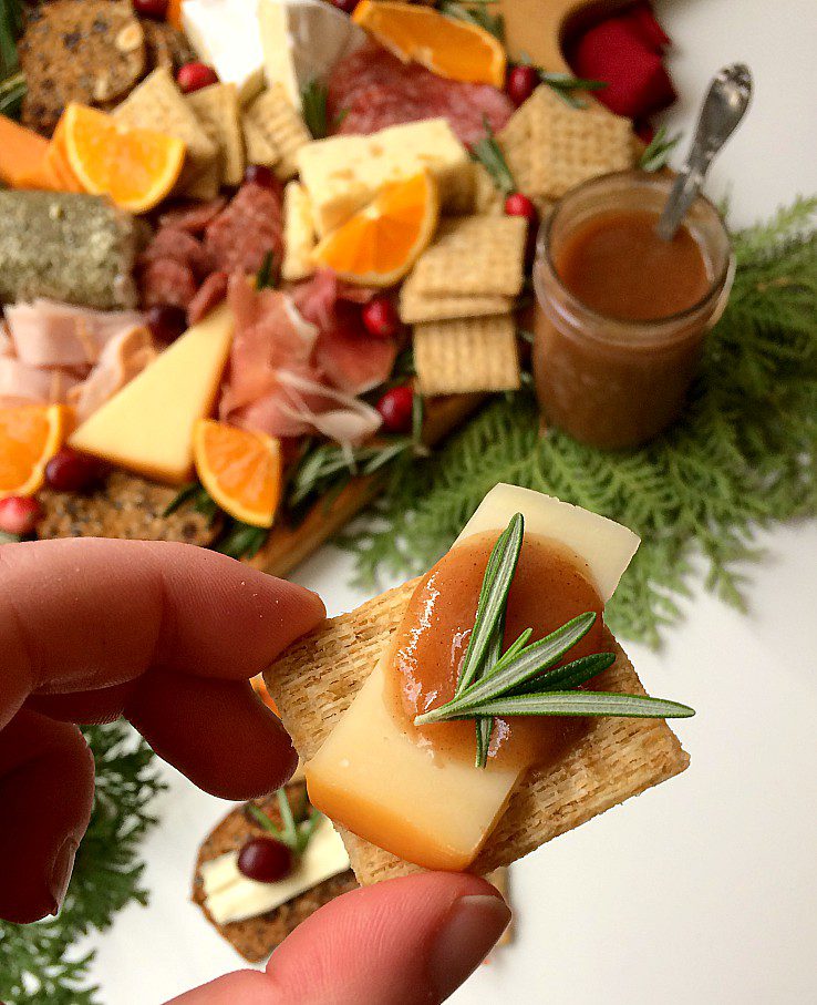 Entertaining this holiday season? Create a simple and easy charcuterie board using a variety of meats and cheeses. I'll show you how to make a cheese board that looks beautiful and tastes delicious. It's the easiest appetizer you'll make this Christmas; perfect for beginners. #charcuterie #cheeseboard #meatandcheeseboard #entertaining #appetizer #holiday #christmas #diy #easy #simple #recipe #beginner #tutorial #partyfood 
