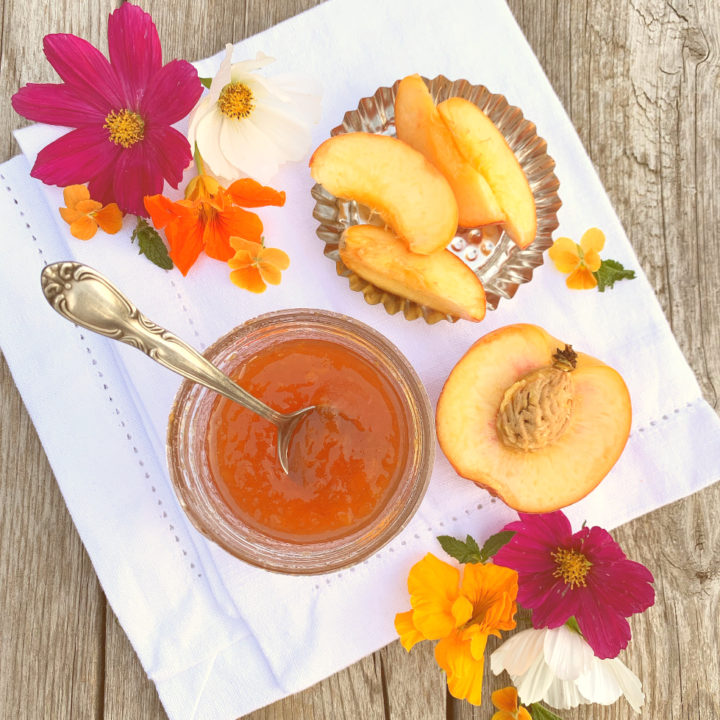 Easy Peach Jam Canning Recipe