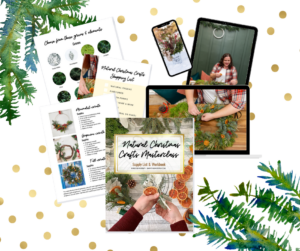 A sampling of items found in the Natural Christmas Masterclass